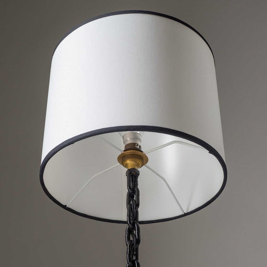 French Chain Link Table Lamps, circa 1970