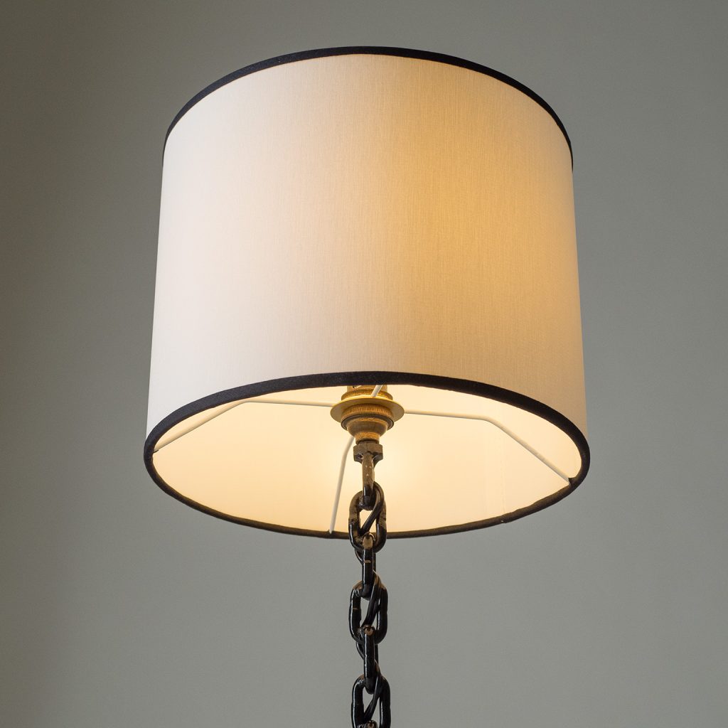 French Chain Link Table Lamps, circa 1970